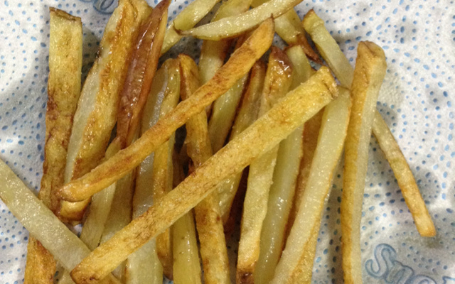 Batata frita no forno