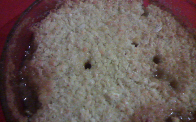 Bolo de aipim cru (mandioca)