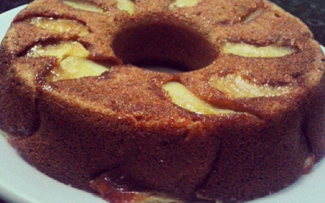Bolo de Banana & Maçã com farinha de rosca