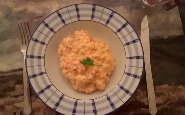 Risoto Frango com Requeijão