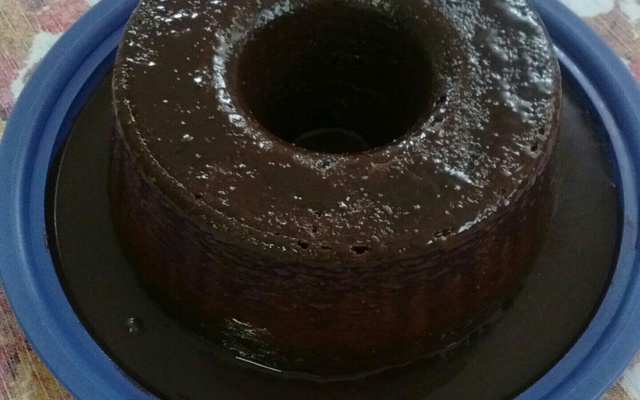 Bolo de chocolate de liqüidificador