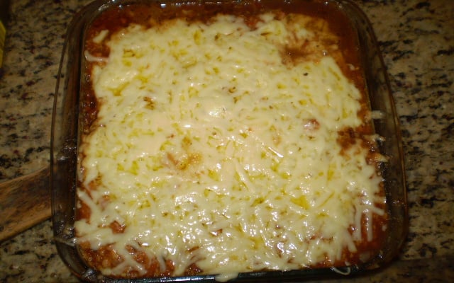 Deliciosas abobrinhas com carne de soja