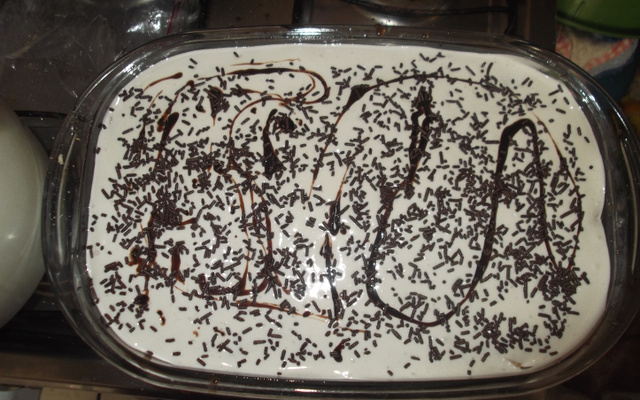 Pavê de biscoito maizena