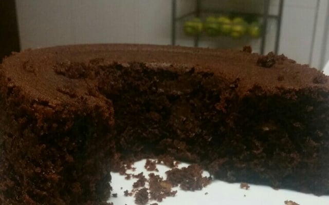 Bolo de ameixa com Coca-Cola