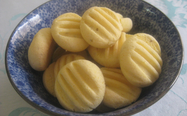 Biscoito de fubá sem glutén