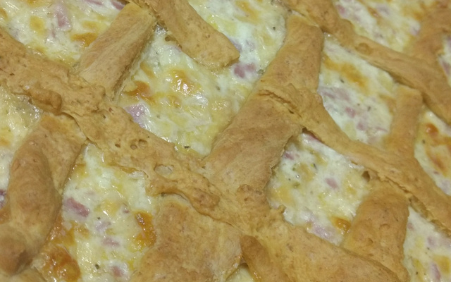 Torta salgada 2 recheios