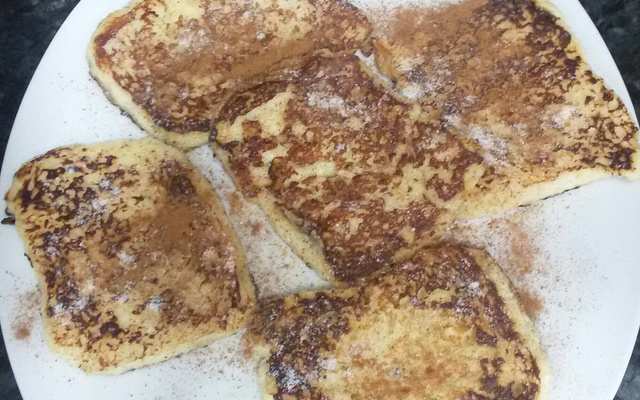 Rabanada de pão de forma