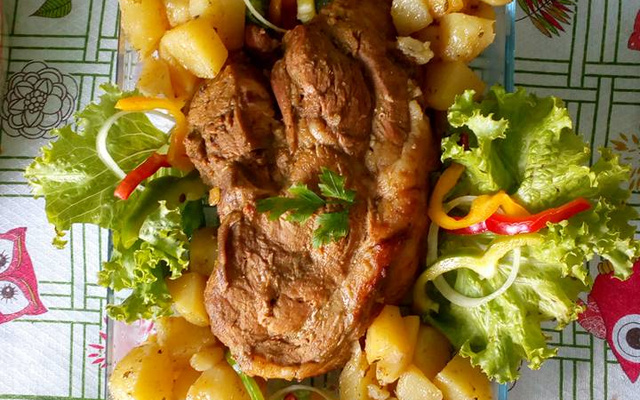Pernil com batatas do Rafael Oliveira