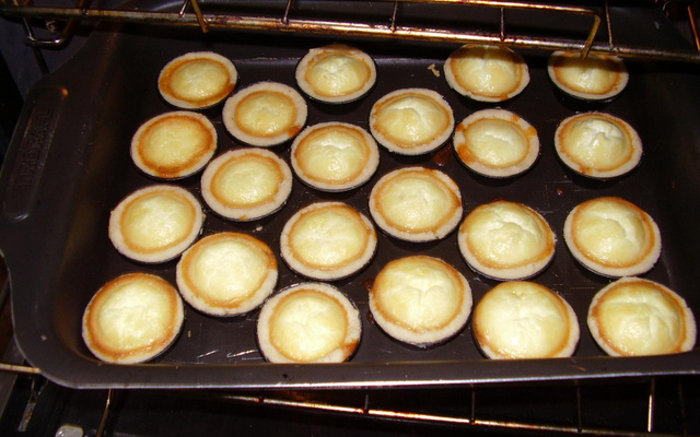 Empadas de queijo da Line