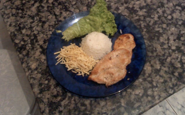 Frango cheiroso e rápido