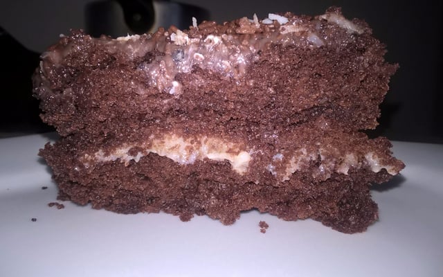 Bolo de chocolate feito com cacau