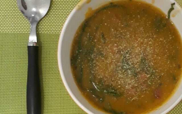 Sopa de mandioquinha cremosa