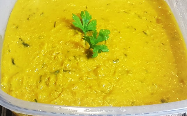 Purê de abóbora cabotiá