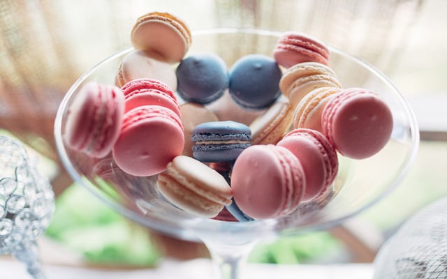 Macarons au chocolat