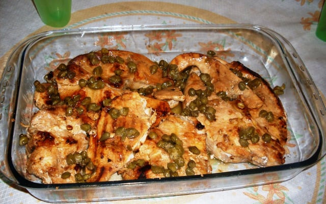 Posta de meca na chapa