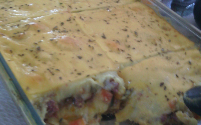 Escondidinho de batata-doce