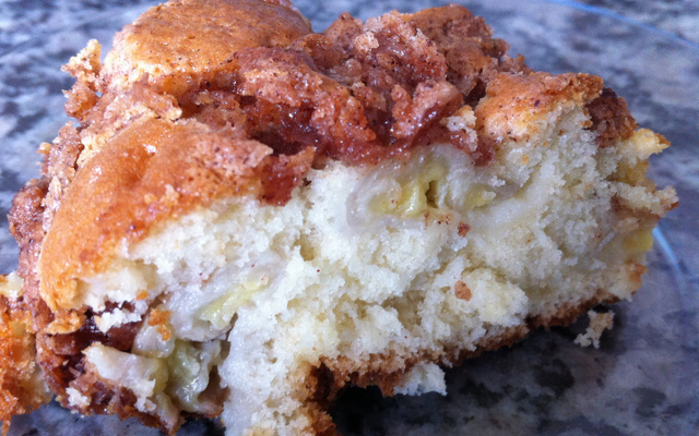 Bolo crocante de banana