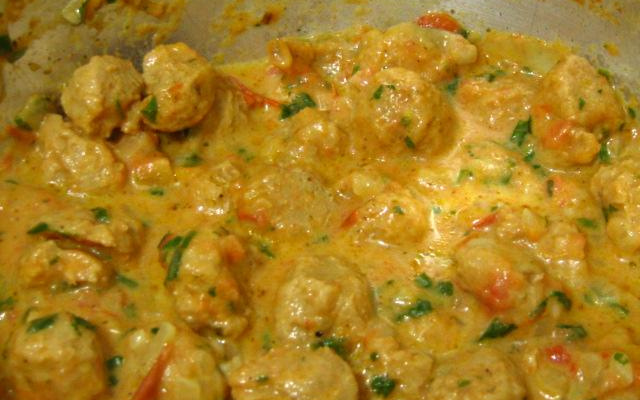 Carne de soja ao molho