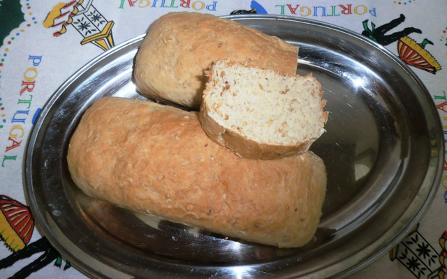 Pão de forma com grãos