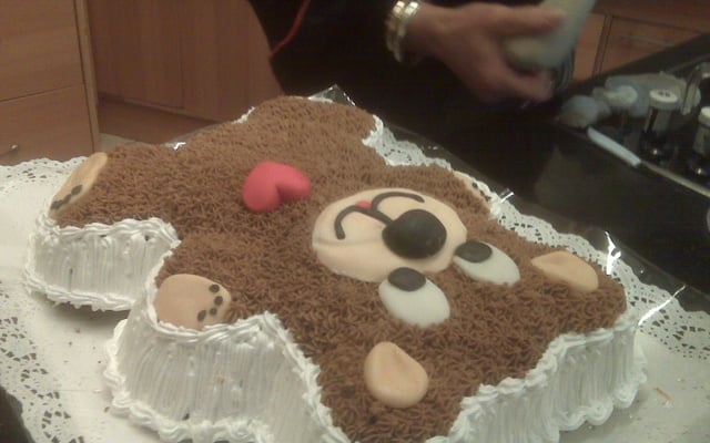 Massa de pão de ló convencional