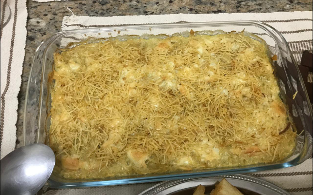 Fricassê de frango delicioso