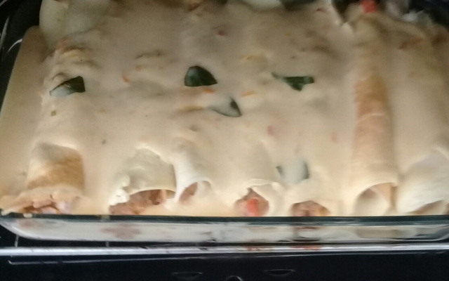 Panqueca com creme de milho