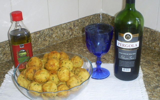 Bolinho de bacalhau que dá certo