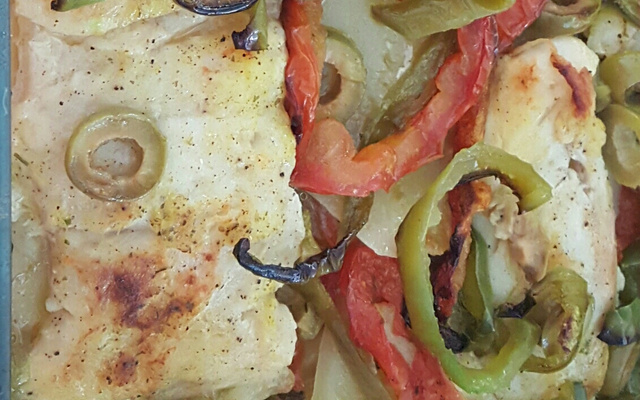 Filé de panga ao forno