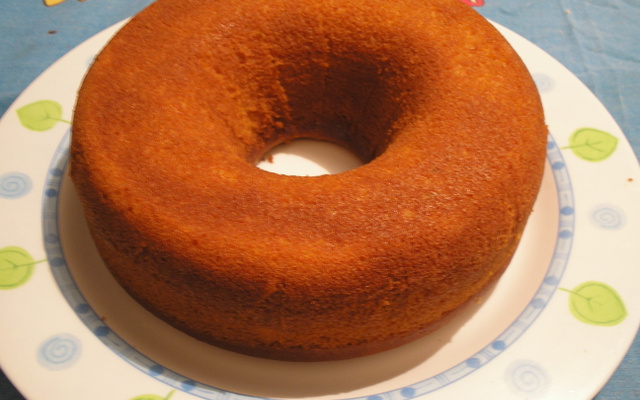 Bolo de fubá delicioso