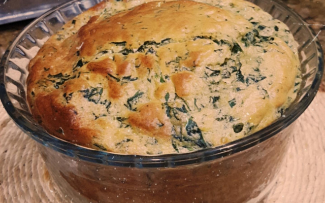 Souflé de espinafre