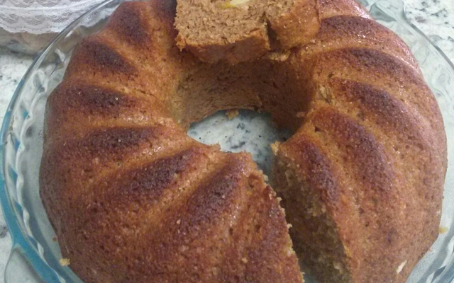 Bolo de banana integral