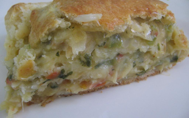 Enrolado de bacalhau maravilhoso