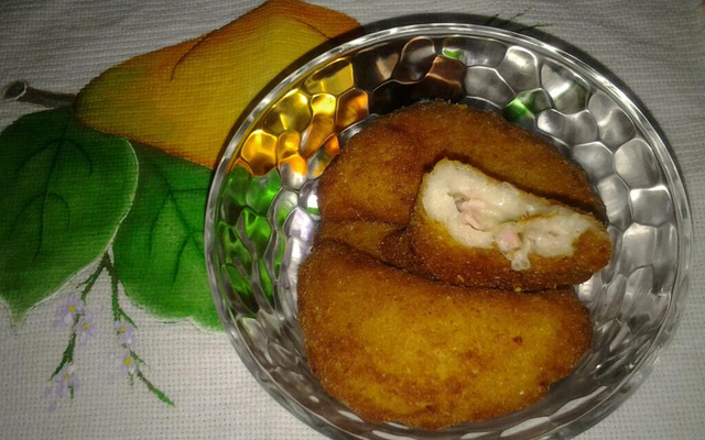 Risoles de presunto e queijo