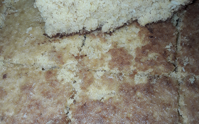 Bolo de milho com fubá