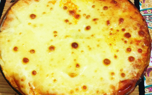 Escondidinho de salsicha