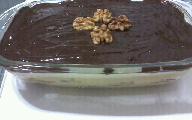 Pavê Natalino de Maracujá com Panetone