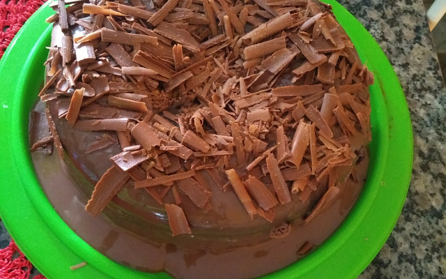 Bolo de chocolate muito fácil