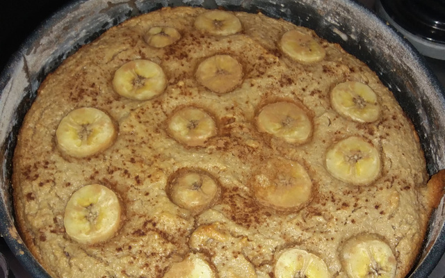 Bolo de banana da terra