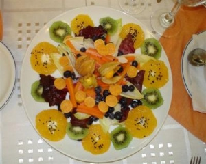 Salada com Physalis