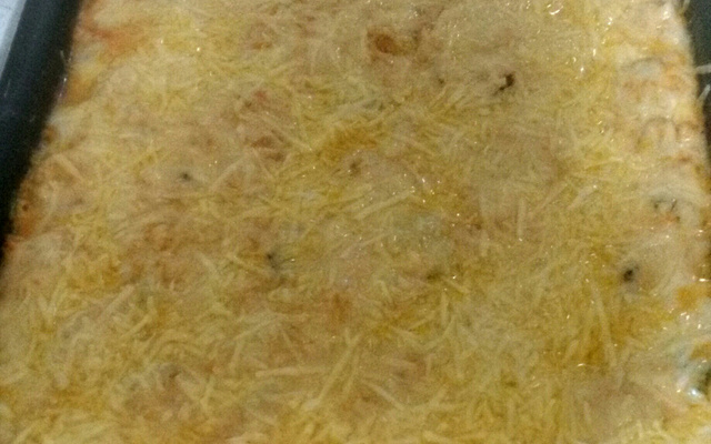 Abobrinha recheada com frango (Zapalito)