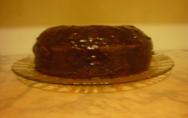 Bolo de chocolate cremoso