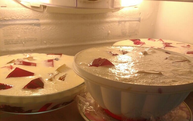 Gelatina colorida para festas