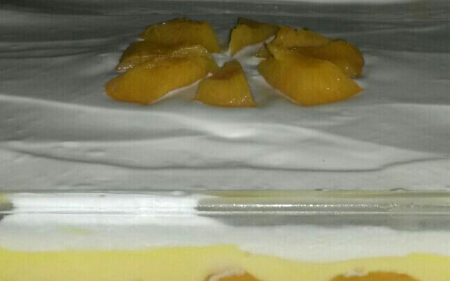 Sobremesa fácil de pêssego