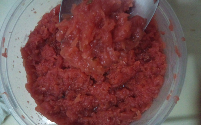 Doce diet de maçã ralada