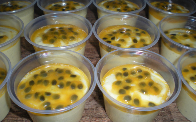 Mousse de maracujá cremoso