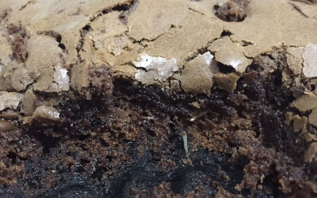 Bolo brownie de chocolate