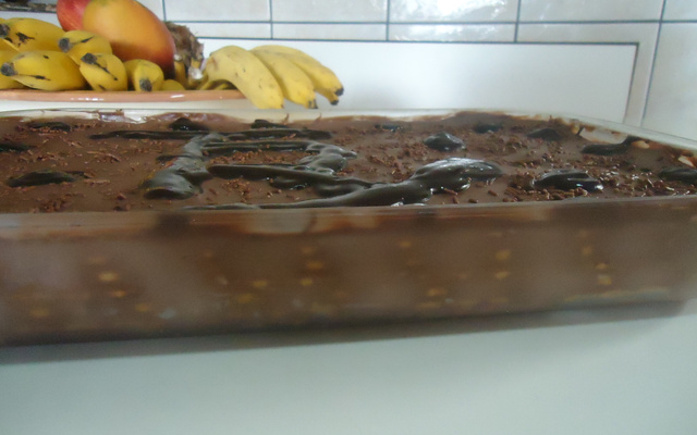 Torta de bolacha fácil e rápida