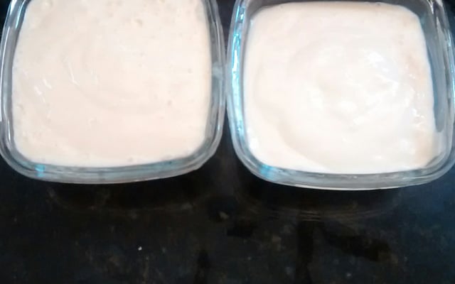 Creme de leite caseiro sem gordura