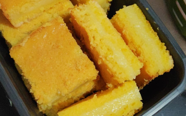 Bolo cremoso de fubá