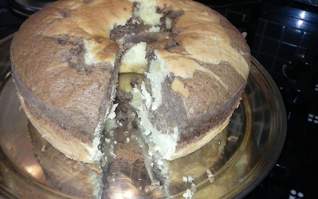 Bolo mármore de laranja